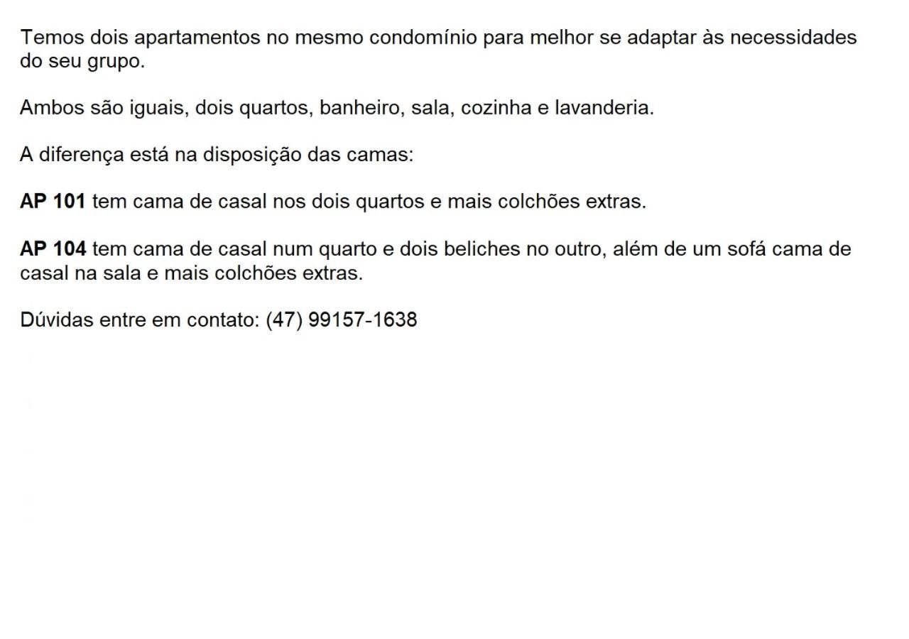 Apartamento Inteiro 2 Quartos Mobiliado Jaraguá do Sul Buitenkant foto